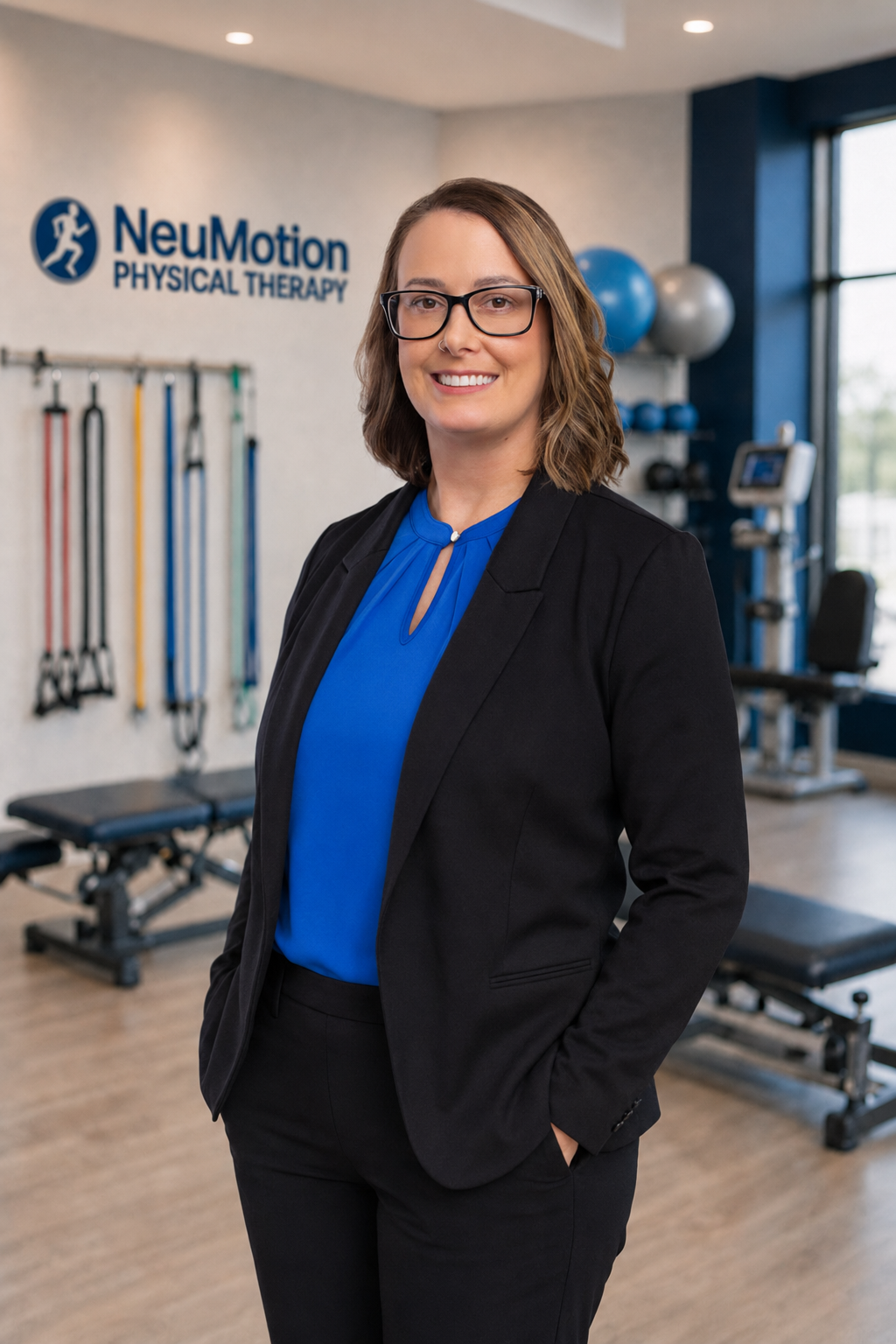 Portrait of Dawna McKelvey, clinic manager at NeuMotion